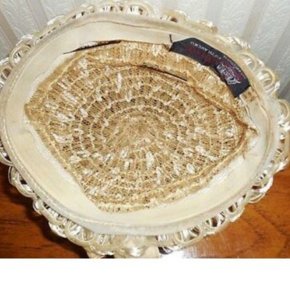 Woman's Vintage Stentson Raffia Hat - Picture 2 of 4